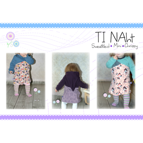 Ebook - Sweatkleid Mini Chrissy 62/68 - 98/104